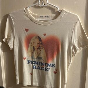 NWOT Buggirl200 Feminine Rage Baby Tee